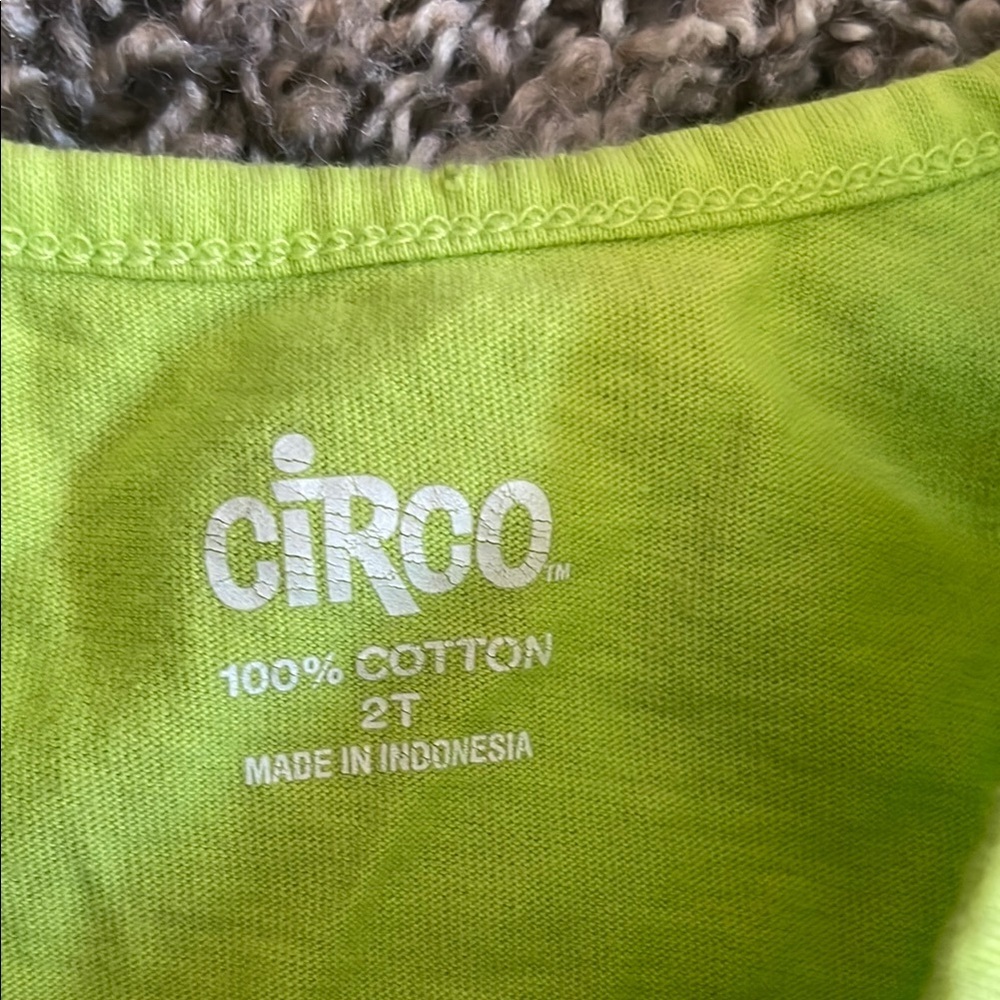 Circo Lime Green Tank Top and Carters Red Heart Girls Leggings - Picture 4 of 9